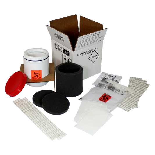 MD8000S01 - EXAKT-PAK® Category B Ambient Uni-Pak® Insulated Shipping Solution for Swabs up to 5 1/4" in length