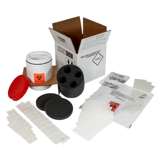 MD8000V04 - EXAKT-PAK® Category B Ambient Uni-Pak® Insulated Shipping Solution for up to (4) 35x125mm vials w/41mm Caps