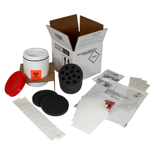 MD8000V12 - EXAKT-PAK® Category B Ambient Uni-Pak® Insulated Shipping Solution for up to (4) 16x125mm Blood Tubes, Urine Tubes and Vials