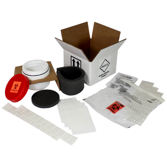 MD8004P04 - EXAKT-PAK® Category B Ambient Uni-Pak® Insulated Shipping Solution for up to (4) Petri Dishes