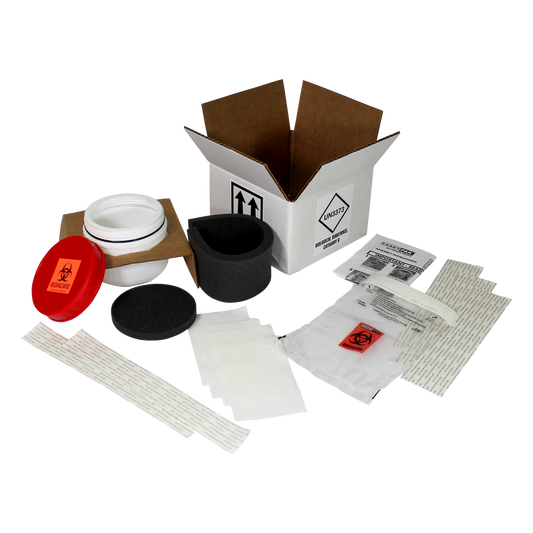 MD8004S01 - EXAKT-PAK® Category B Ambient Uni-Pak® Insulated Shipping Solution for swabs up to 3" in length