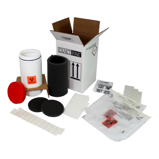 MD8010P15 - EXAKT-PAK® Category B Ambient Uni-Pak™ Insulated Shipping Solution for up to (15) Standard Petri Dishes