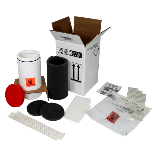 MD8010S01 - EXAKT-PAK® Category B Ambient Uni-Pak® Insulated Shipping Solution for swabs up to 9 1/4" in length
