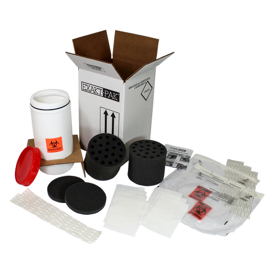 MD8010V40 - EXAKT-PAK® Category B Ambient Uni-Pak® Insulated Shipping Solution for Blood Tubes, Urine Tubes and Vials
