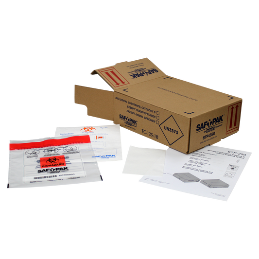 Saf-T-Pak® STP-250 - Category B Ambient Shipping System (UN 3373), Medium, 10/Case