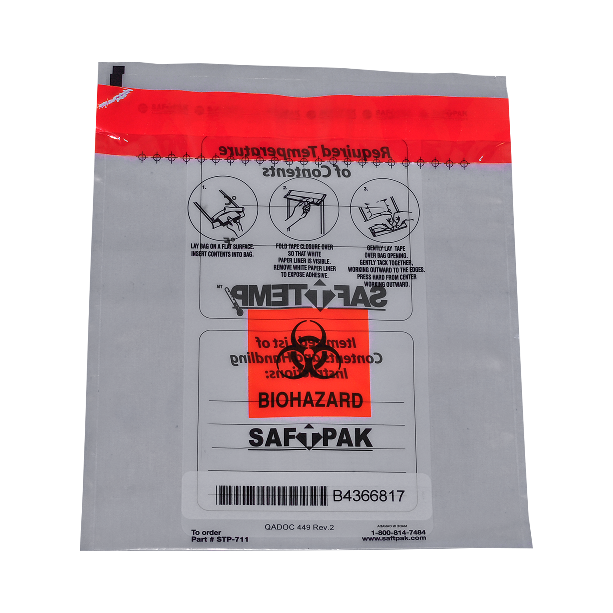 KNF FLEXPAK Clear Polyethylene Cleanroom Bags:Facility Safety and