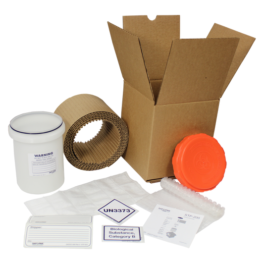 Saf-T-Pak® STP-200 - Category B Ambient Shipping System (UN 3373), Reusable, 12/Case