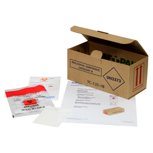 Saf-T-Pak® STP-210xs - Category B Ambient Shipping System (UN 3373), Extra Small, 10/Case
