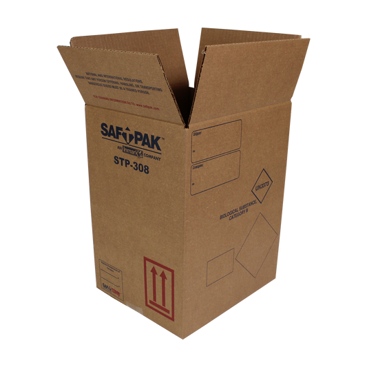 Saf-T-Pak® STP-3081 - Outer Box for Saf-T-Pak® STP-308SYS Shipping System, Refurbishment, (UN 3373) 8/Case