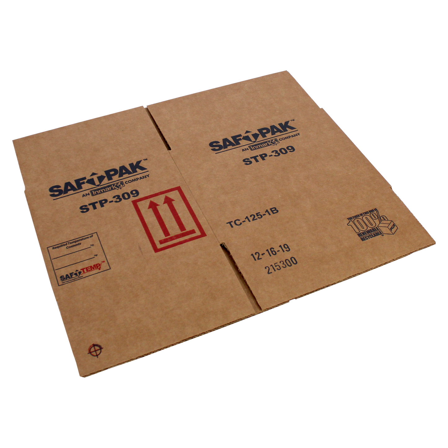 Saf-T-Pak® STP-309 - Outer Box for Saf-T-Pak® STP-309SYS Shipping System, Refurbishment, (UN 3373) 8/Case