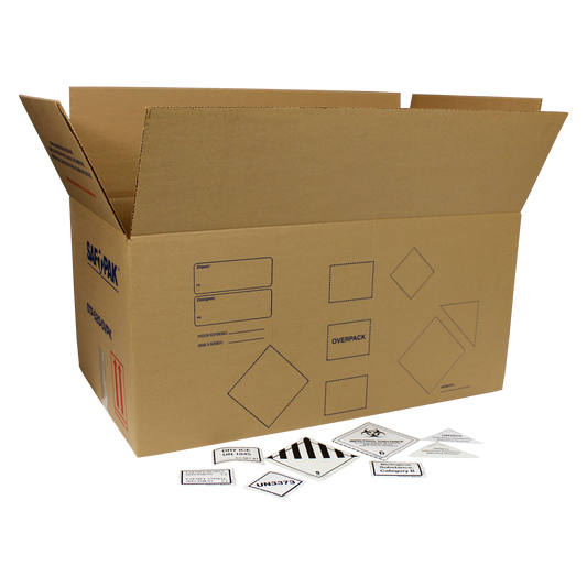 Saf-T-Pak® STP-520-OVPK Overpack System, Insulated Category A, B and Exempt Patient Specimen, ( UN 2814, UN 2900, UN 3373) Large, 10/Case
