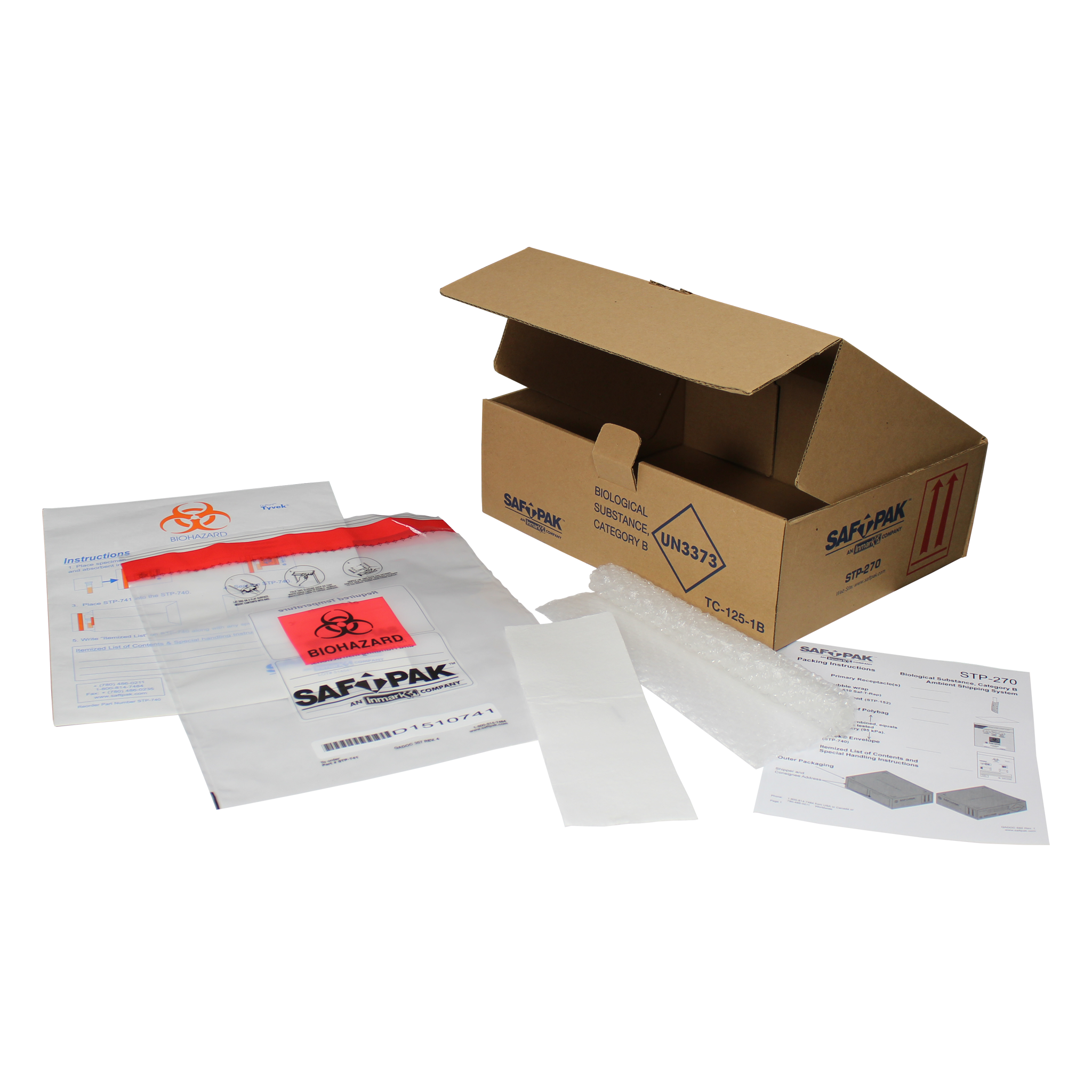 SafTPak® STP270 Category B Ambient Shipping System, (UN3373) 25/C