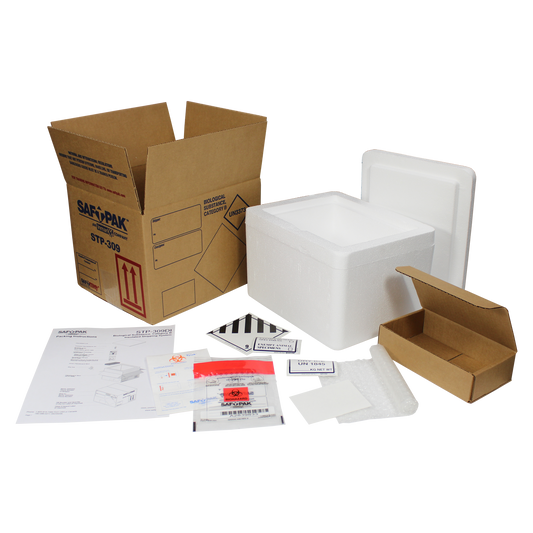Saf-T-Pak® STP-309DI Category B Frozen Insulated Shipping System, (UN3373) 8/Case