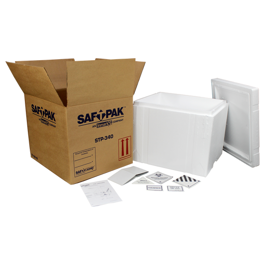Saf-T-Pak® STP-340-OVPK Overpack System, Category A, B and Exempt Patient Specimen, (UN2814, UN2900, UN3373) 2/Case