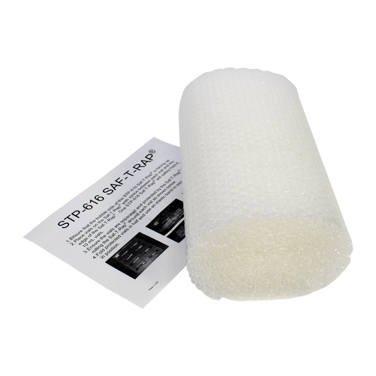 Saf-T-Pak® STP-616 Saf-T-Rap® Perforated Bubble Roll, No Adhesive - 12 x 12”. 20/case