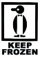 Keep Frozen Handling Labels