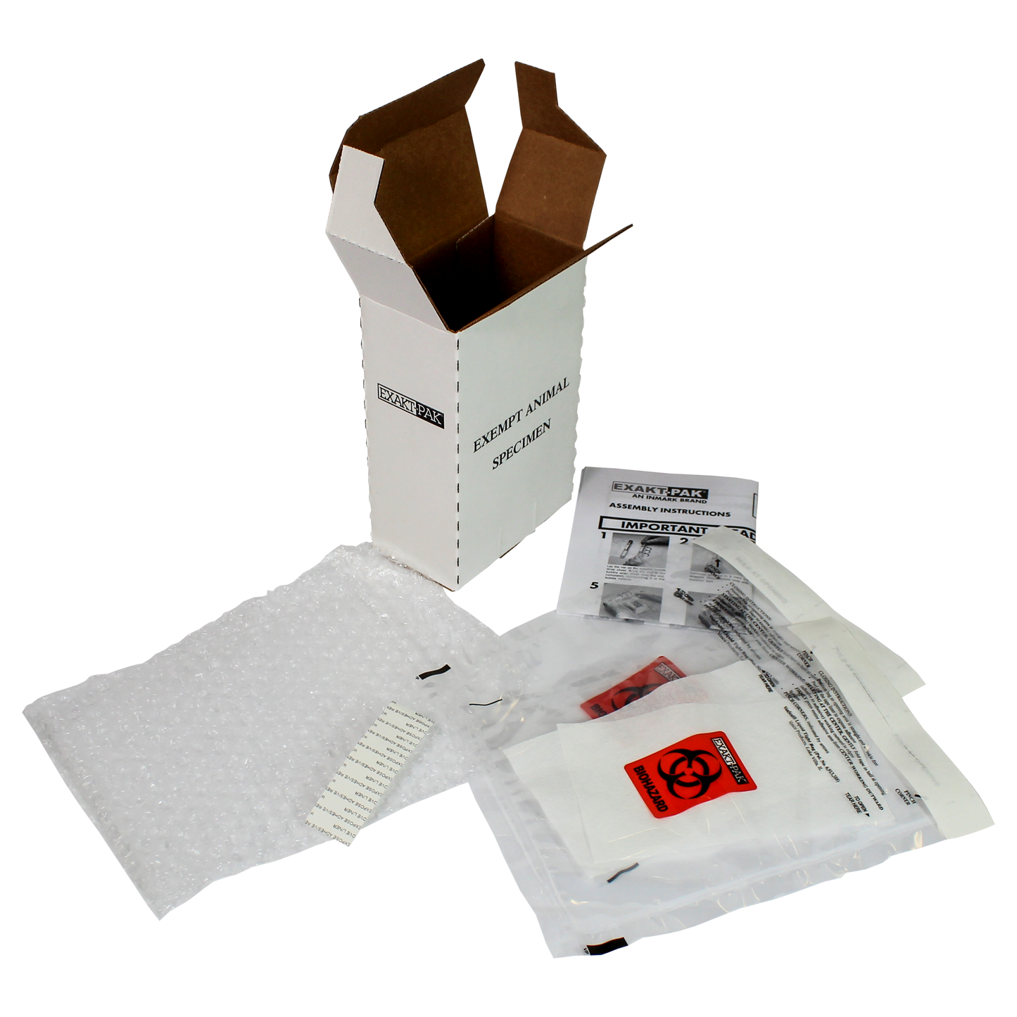 ME-A8750V06 - EXAKT-PAK® Exempt Ambient DX-Pak® Animal Specimen Insulated Shipping Solution for Blood Tube, Test Tubes and Vials