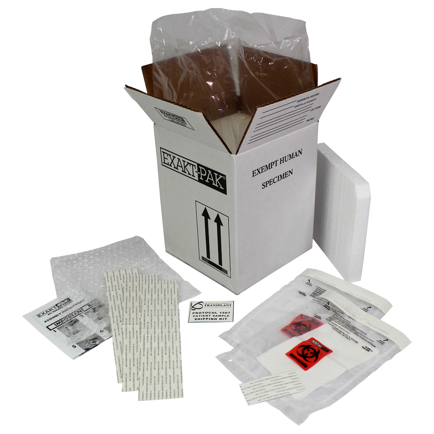 Exempt Human Specimen : ME-ACCESSBV06BMT  : 6 vials Insulated Ambient (Max Payload Dim. 5" x 5" x 6.875") - NMDPVIP - Clinical Studies