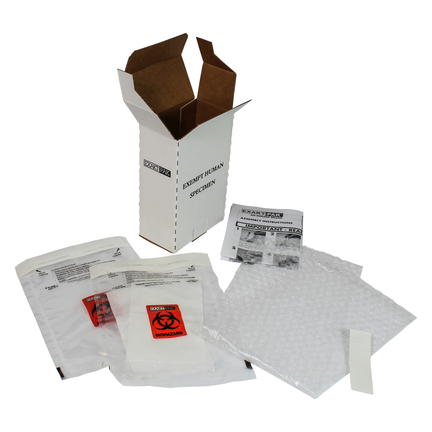 ME-H8750V06 - EXAKT-PAK® DX-Pak® Exempt Ambient Human Specimen Insulated Shipping Solution