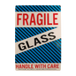 Fragile, Glass Handling Labels (500 Roll, 4"x6") - (DGFGLASS)