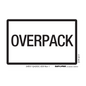 Saf-T-Pak® STP-817 Overpack Labels, 2 x 3", 120/Case