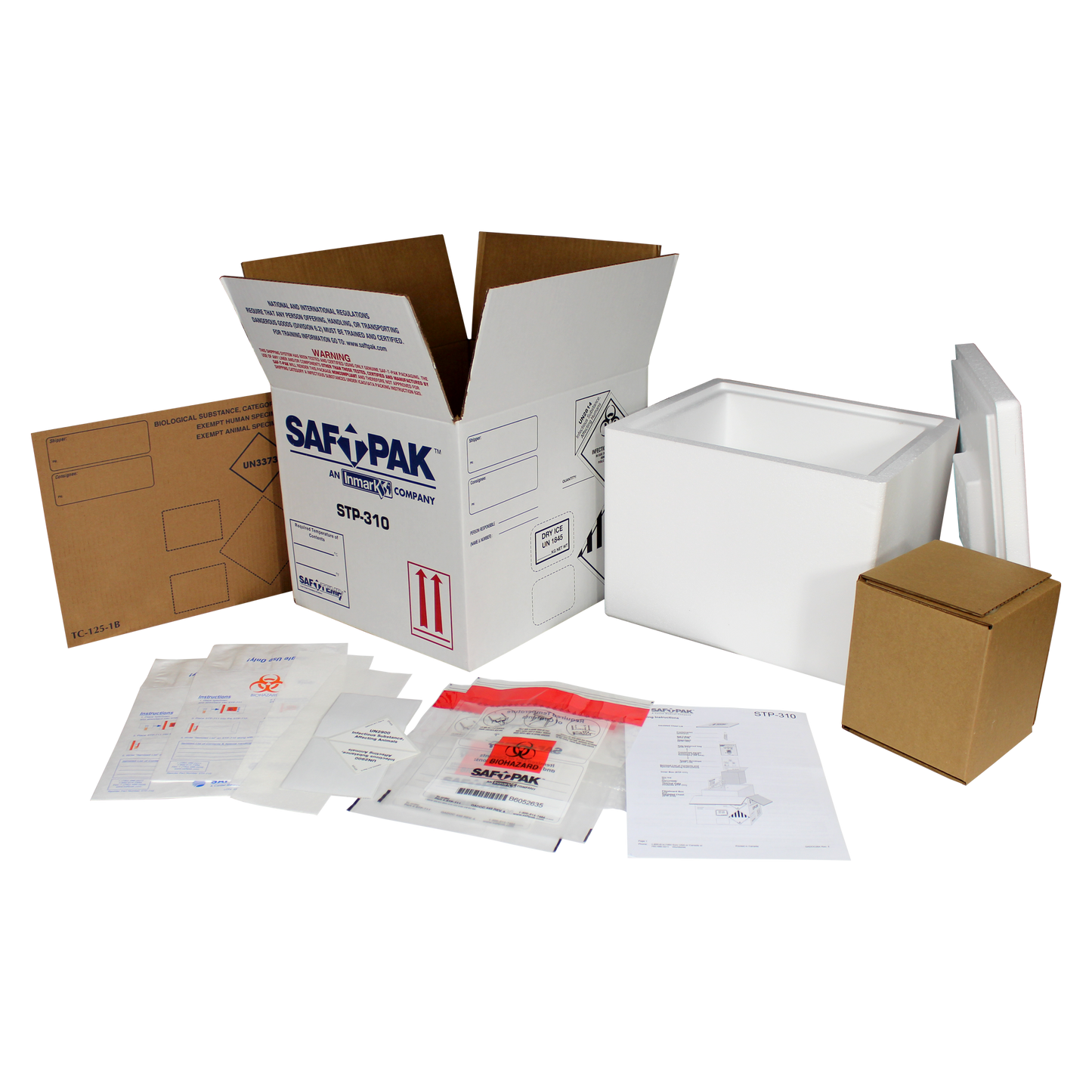 Saf-T-Pak® STP-310 Category A Frozen Insulated Shipping System (UN 2900, UN 2814), 4/Case