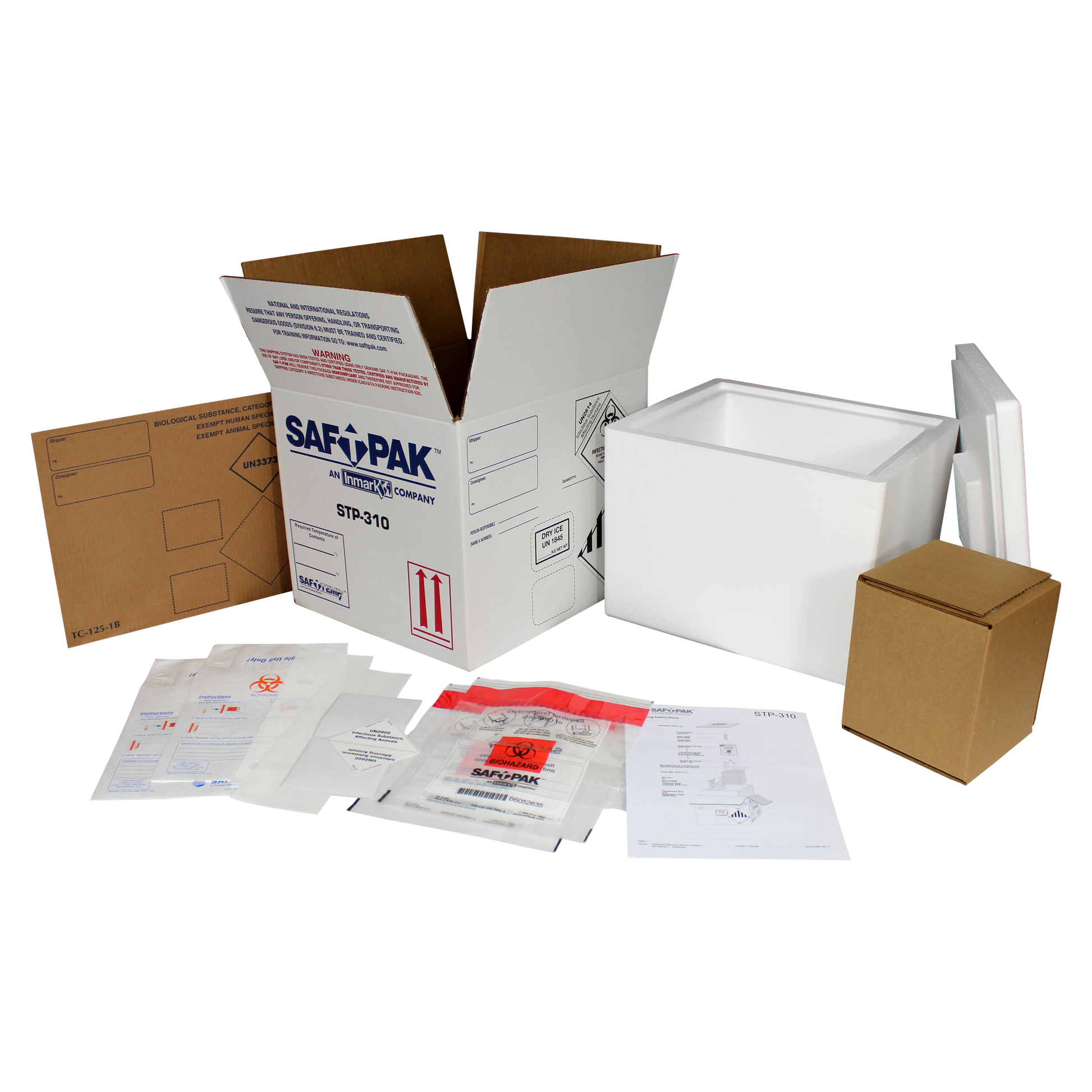 Saf-T-Pak® STP-310 Category A Frozen Insulated Shipping System (UN 2900, UN  2814), 4/Case