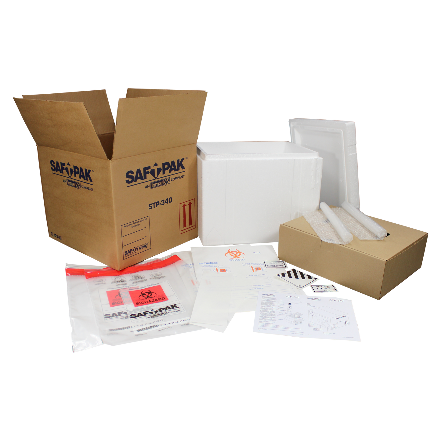 Temperature Safe Shipping and Transportation Packaging, Polar Tech  Industries, Inc. 38oz. Moisture Safe Film Pouch, TP 38/MS
