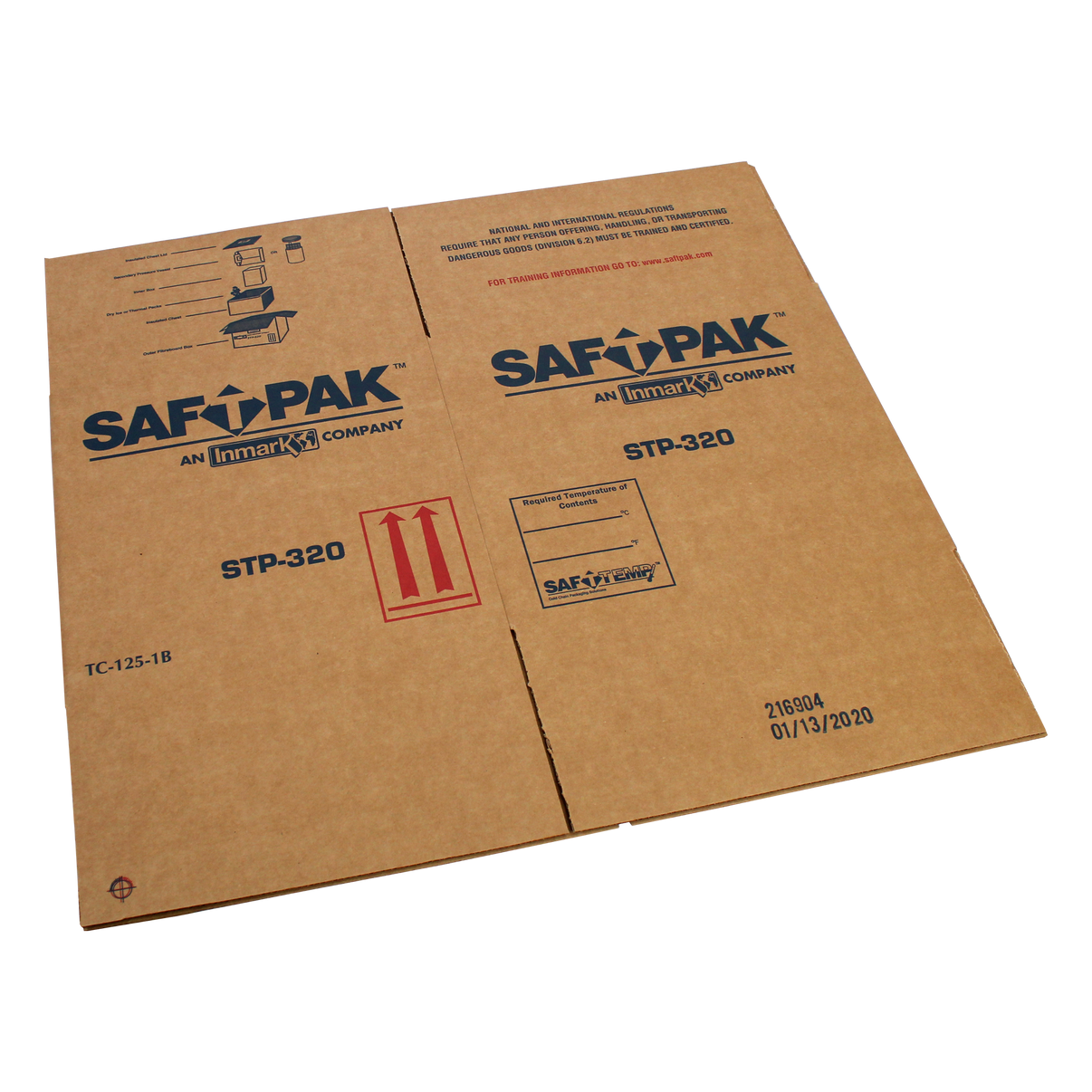 Saf-T-Pak® STP-321 - Refurbishment Outer Box for Saf-T-Pak® STP-320 Sh ...