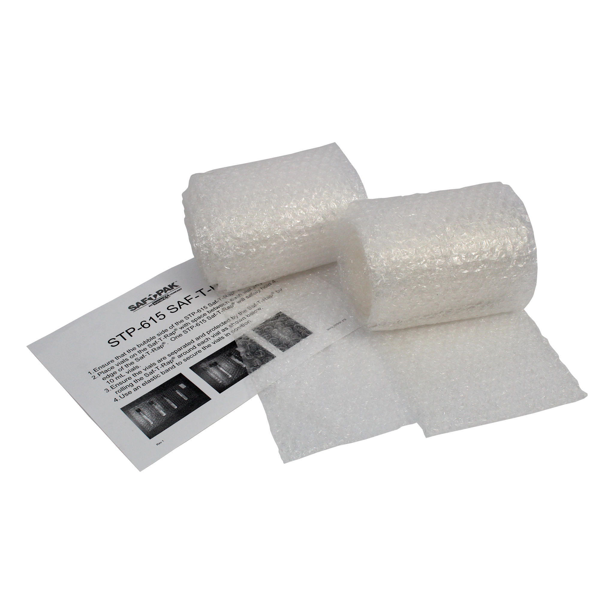 Saf-T-Pak® STP-615 Saf-T-Rap® Perforated Bubble Wrap, No Adhesive - 6 –  Inmark - Life Sciences