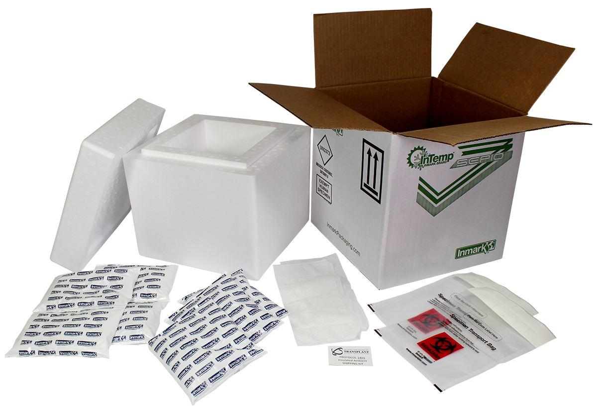 Sepio® (4 Pk) : ME-H2402RV06BMT : Exempt Human Specimen Refrigerated Shipper with Aquipak & 95 kPa Bags (Max Payload Dim. 7" x 5" x 3") (Copy)