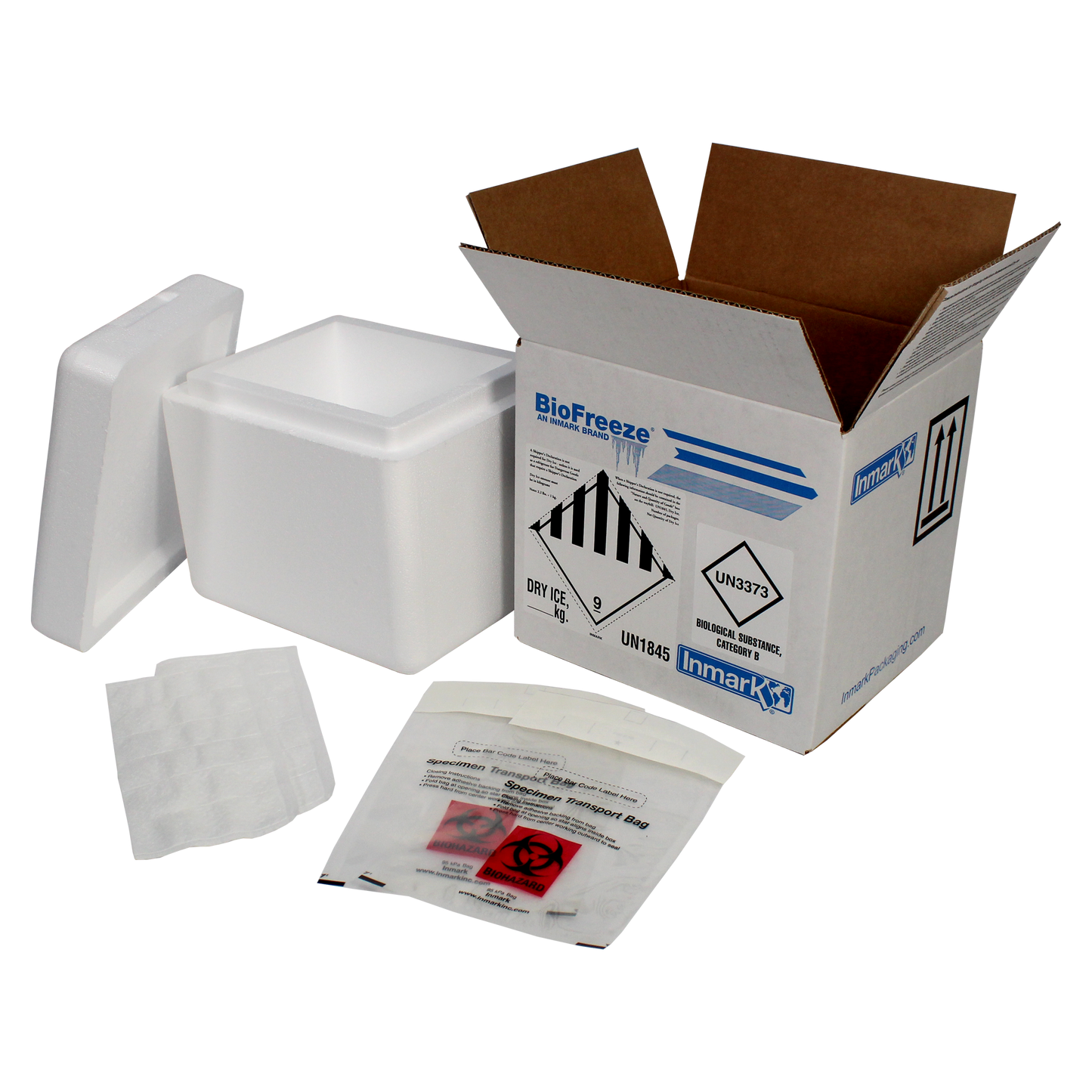 ME-H2203F5LBMT BioFreeze® 5L-73hr Category B Frozen (-80°C) Insulated Shipping Solution 4 Pack (Copy)