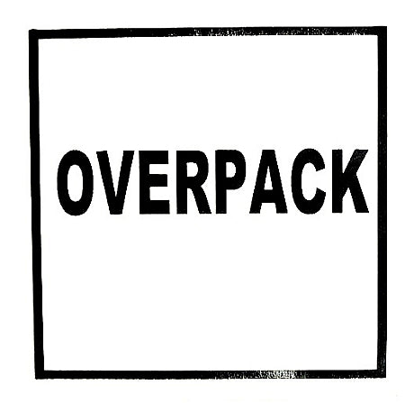 Overpack label