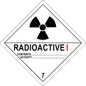 Class 7 (Radioactive) Pressure Sensitive Placards
